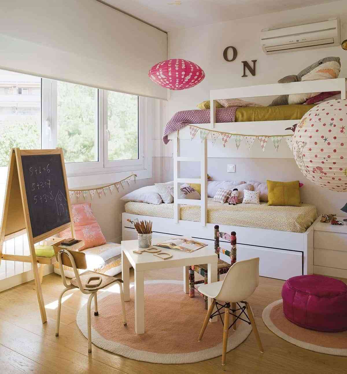 Cómo decorar los dormitorios infantiles compartidos 1