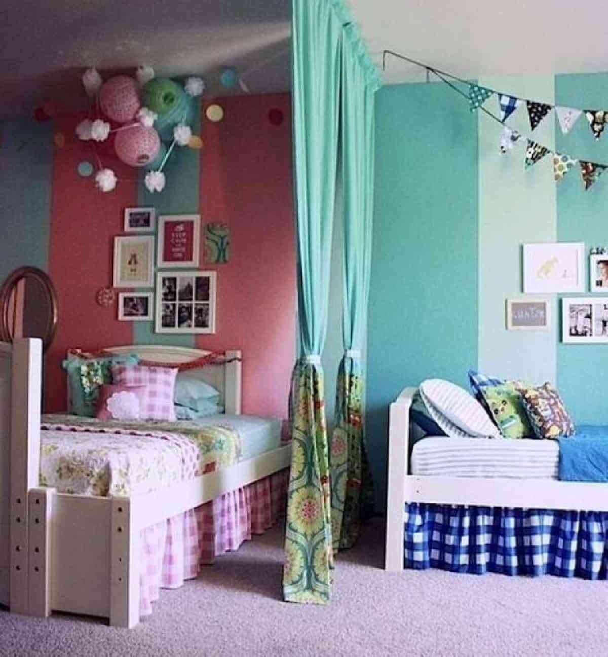 Cómo decorar los dormitorios infantiles compartidos 5