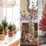 decoracion navidena natural en casa VI