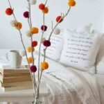 decorar con pompones de lana III
