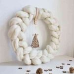 coronas blancas de navidad