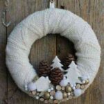 coronas blancas de navidad IV