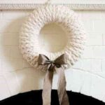 coronas blancas de navidad V