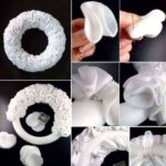 coronas blancas de navidad VI