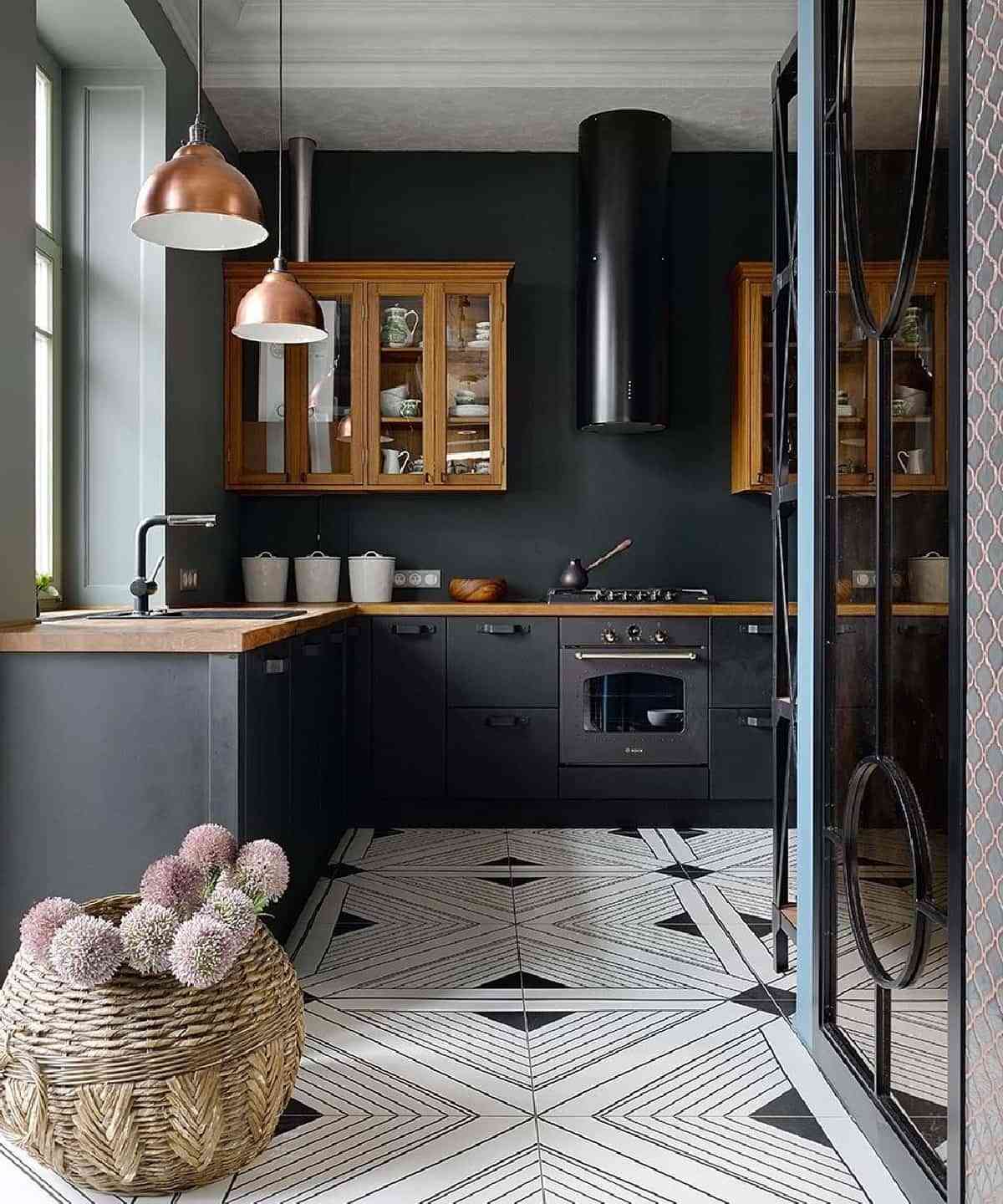 Cocinas en color negro: atrevidas, sofisticadas y elegantes 11