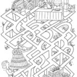 dibujos para colorear con ninos VIII