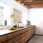 Cómo organizar una cocina sin muebles altos 5
