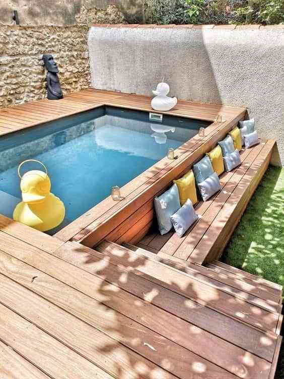 8 ideas para disfrutar de una pequeña piscina en casa
