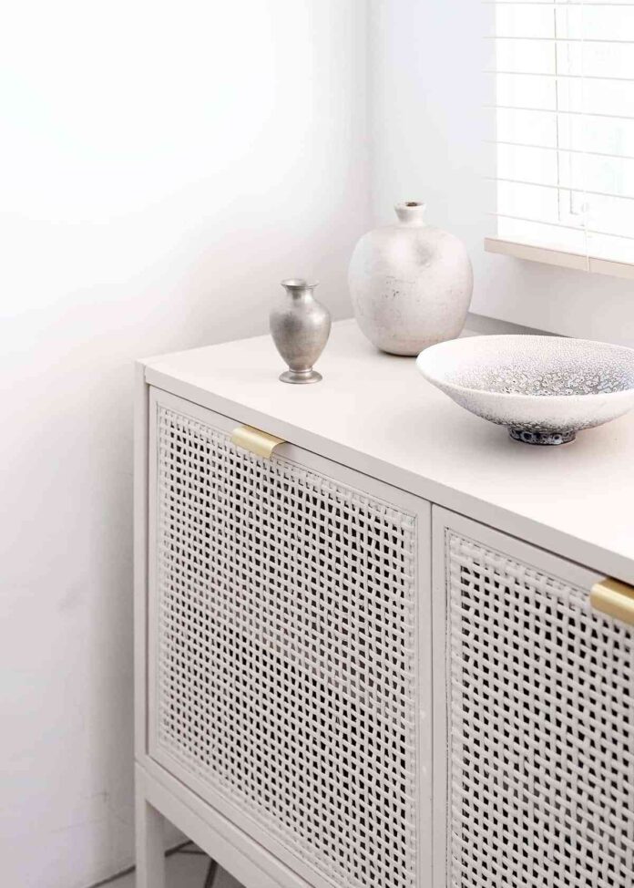 Renueva los muebles de mimbre con un cambio de color