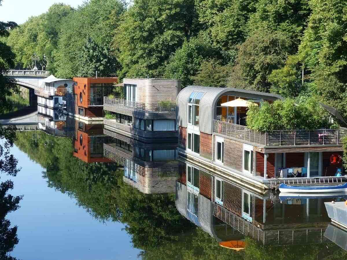Casas flotantes para los amantes de la naturaleza 7
