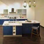 cocinas pequenas bicolor