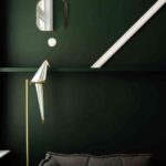 combinar tonalidades de verde oscuro