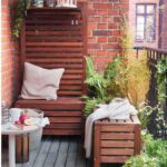 banco con almacenaje para la terraza ikea