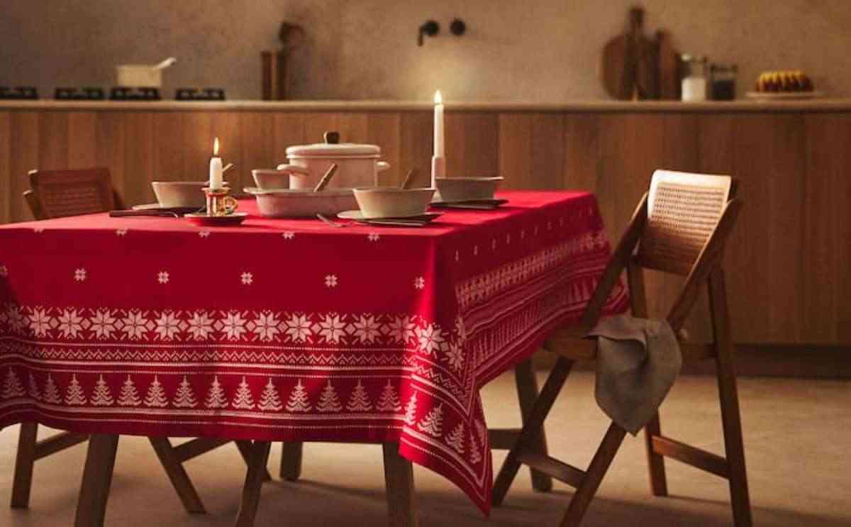 mesa navidena decoraciones zara home