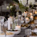 centro de mesa claveles blancos navideno