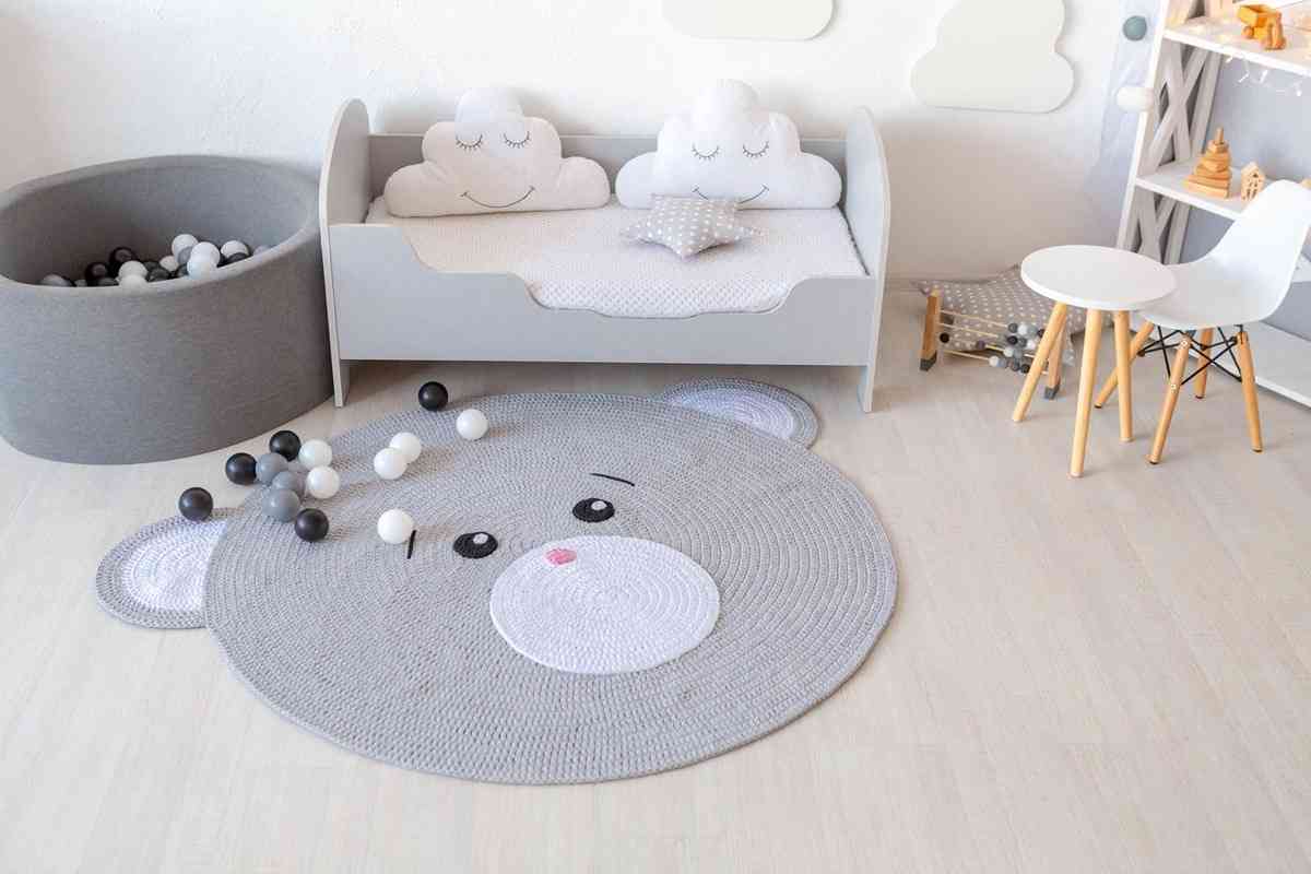 Cómo debe ser la mejor alfombra para la habitación del bebé 1