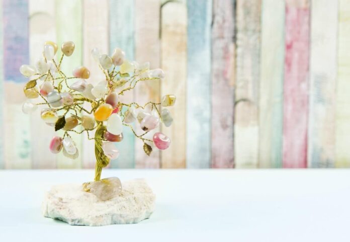 árbol de gemas en feng shui