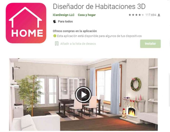 disenador de habitaciones 3d google