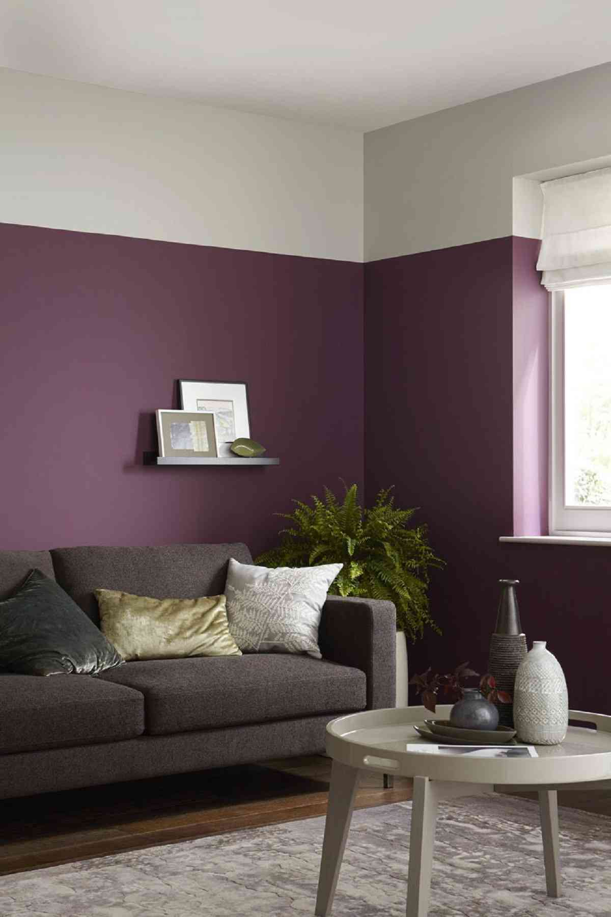 Descubre la tendencia decorativa: paredes bicolor 2