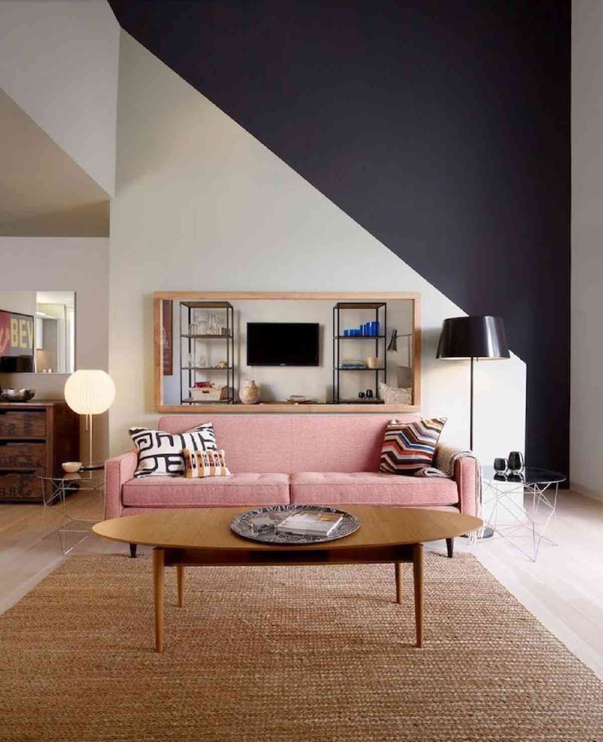 Descubre la tendencia decorativa: paredes bicolor 3