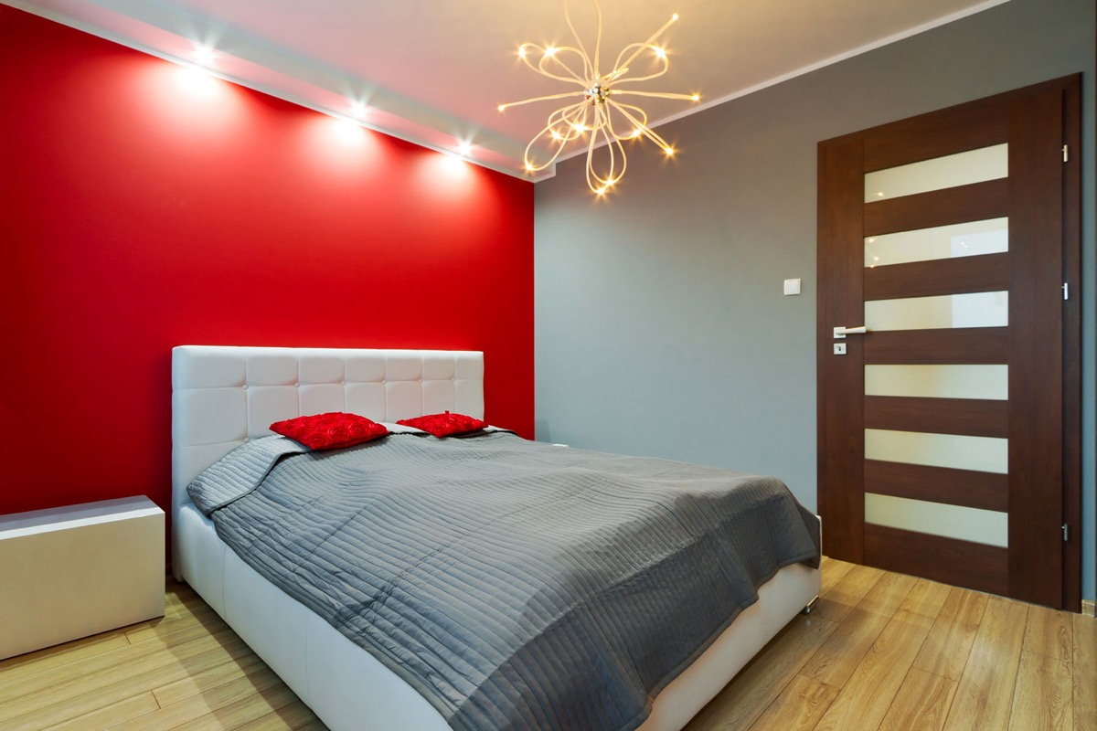 dormitorio en rojo