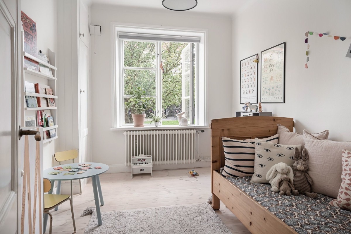 Decoración escandinava para el dormitorio infantil 