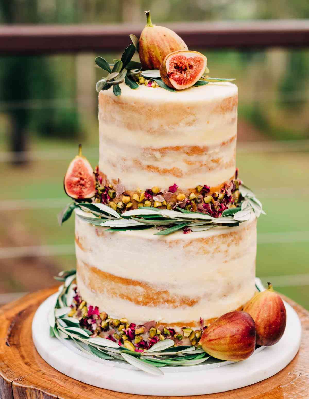 Elige el pastel desnudo "naked cake" ideal para tu espectacular boda de otoño 6