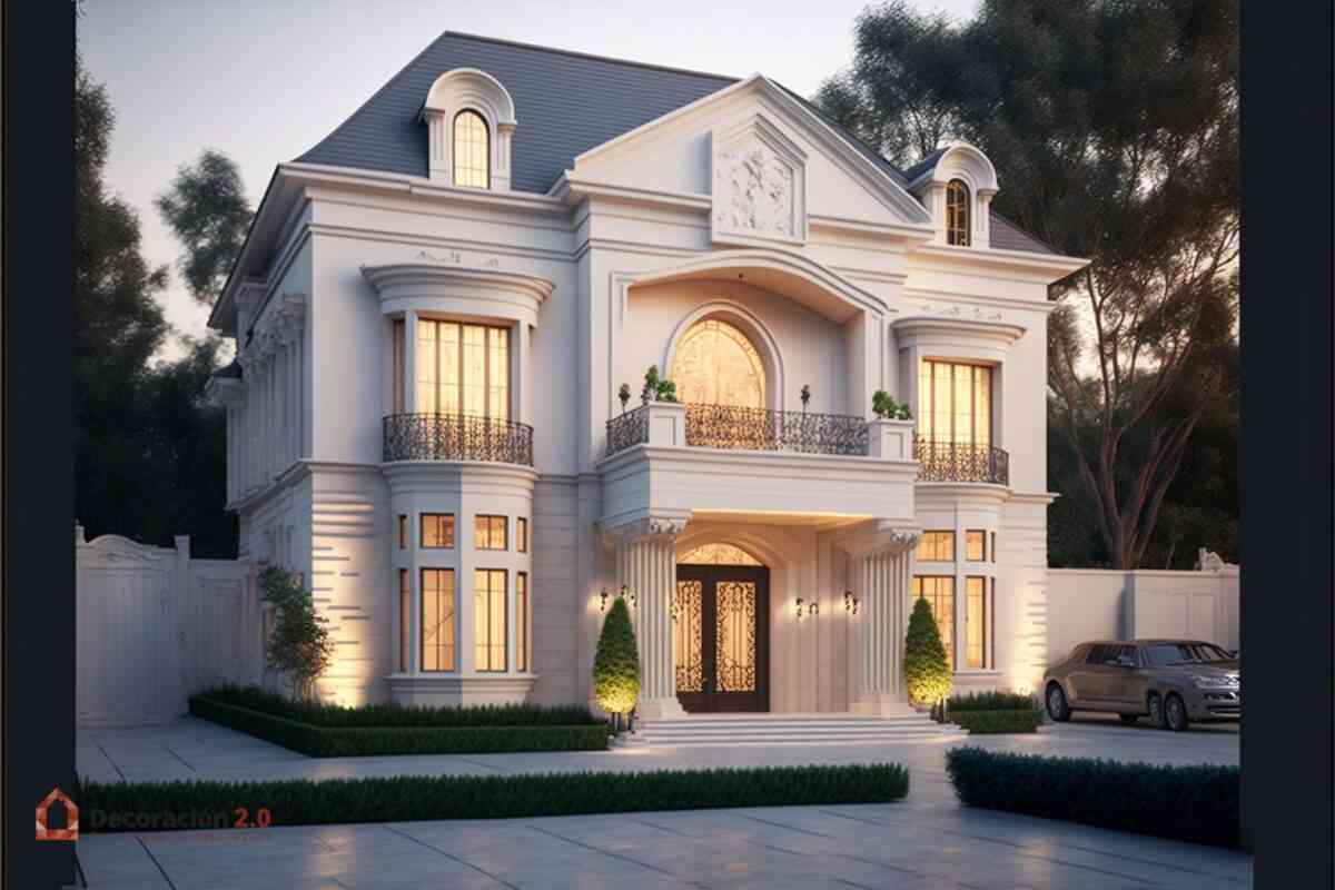 Impresionantes diseños de casas de 2 pisos y estilo moderno 3