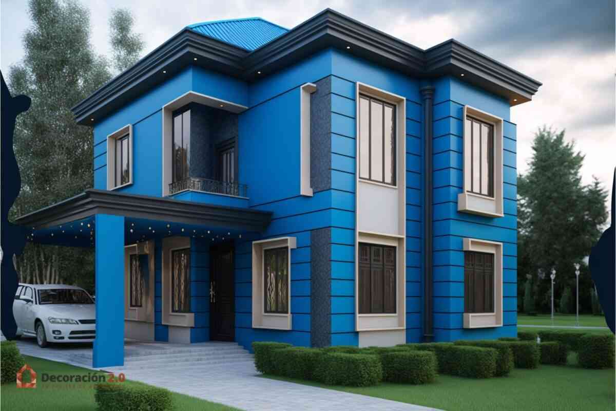 Impresionantes diseños de casas de 2 pisos y estilo moderno 5