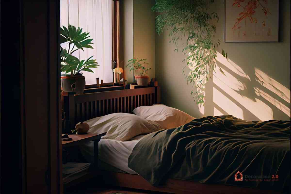 Fotografías de dormitorios estilo japonés minimalista y natural 2