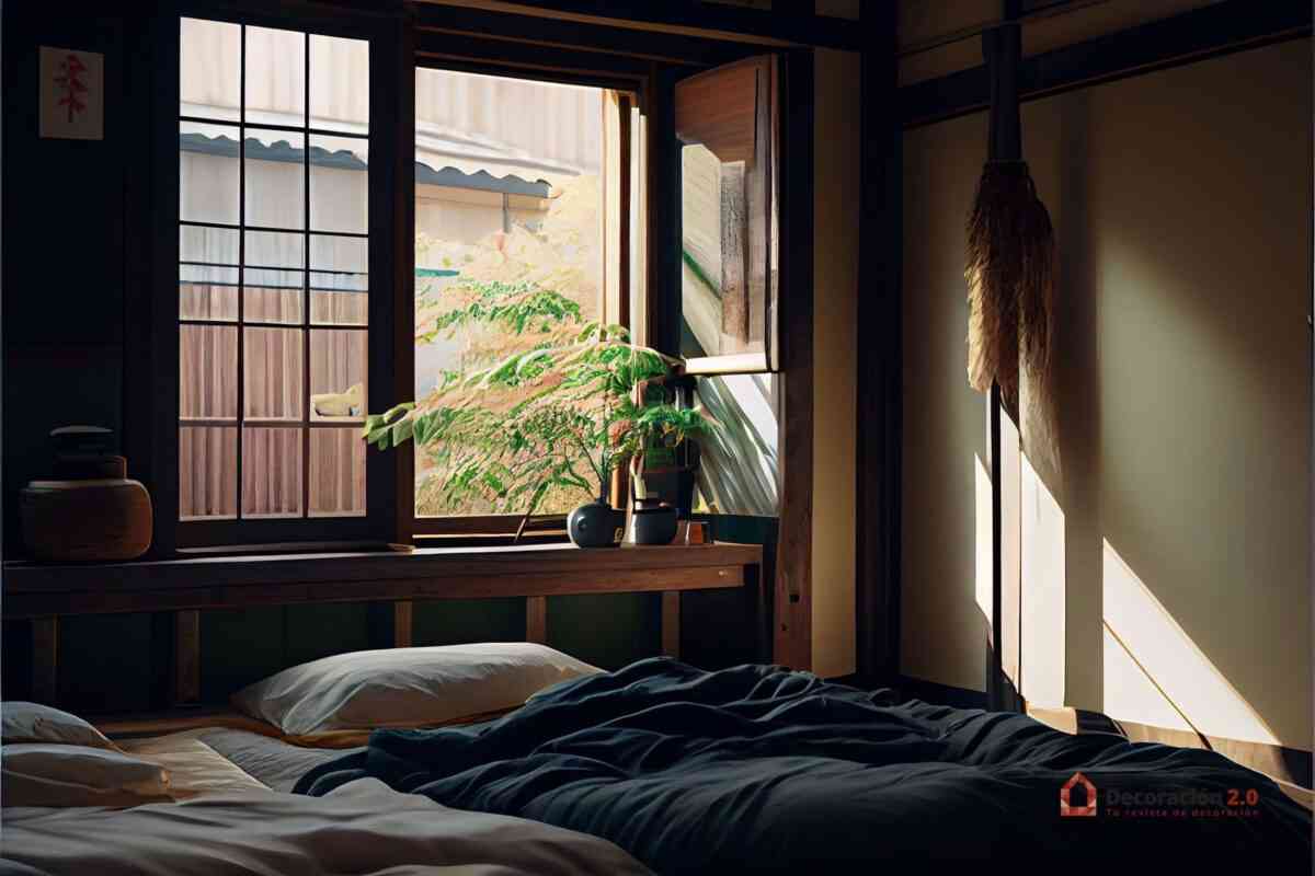 Fotografías de dormitorios estilo japonés minimalista y natural 8