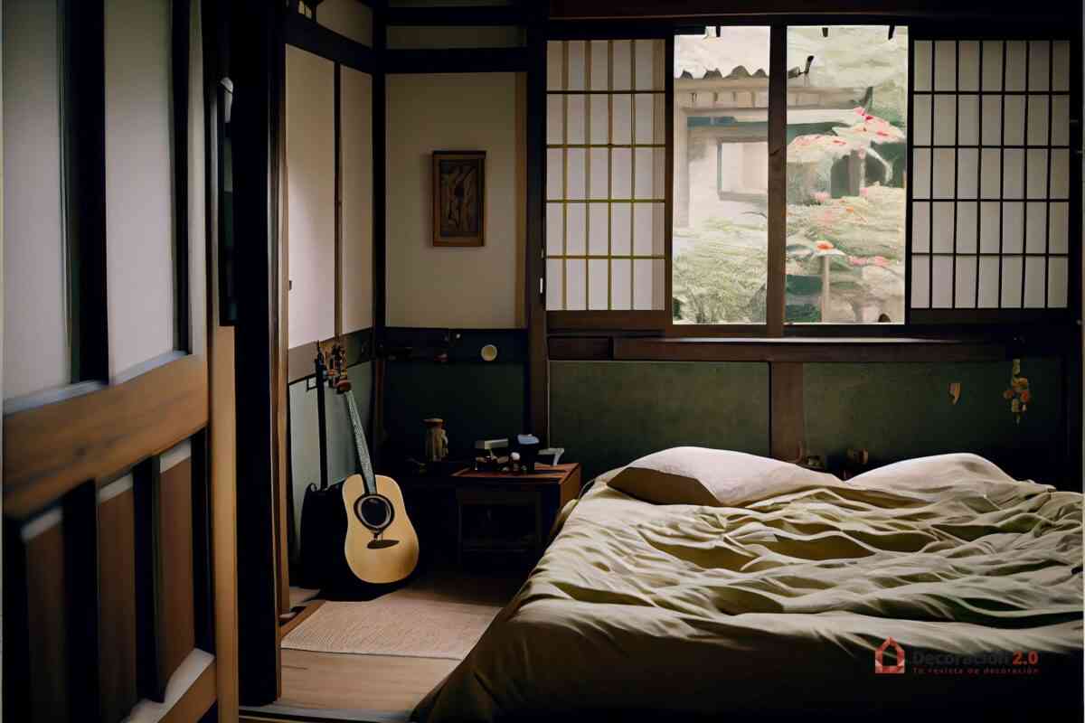 Fotografías de dormitorios estilo japonés minimalista y natural 9