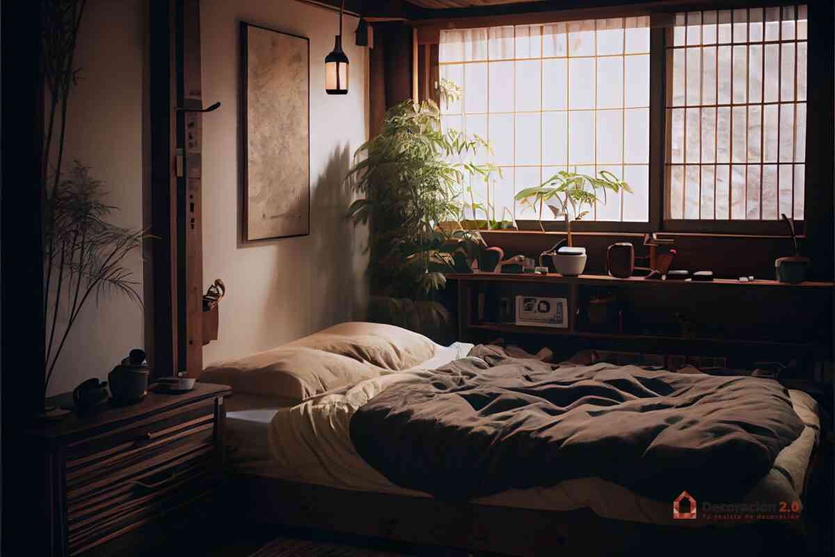 Fotografías de dormitorios estilo japonés minimalista y natural 13