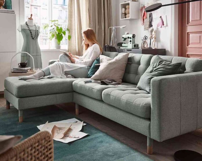 chaise longue de tela de ikea 2023