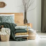 dormitorio cojines estampados