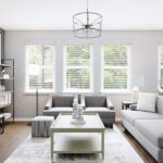 combinar gris y blanco en la decoracion