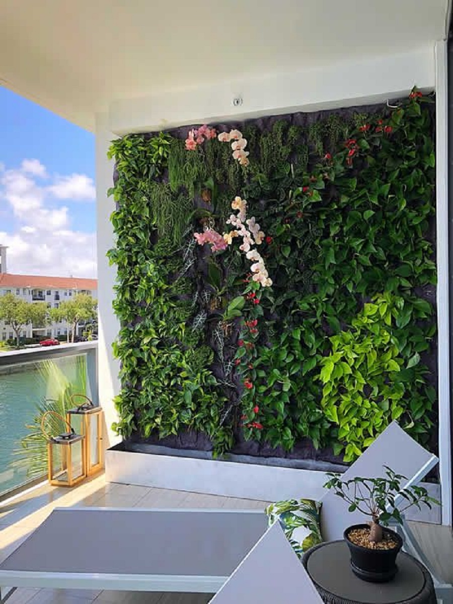 Ideas para crear un jardín vertical en la terraza 2