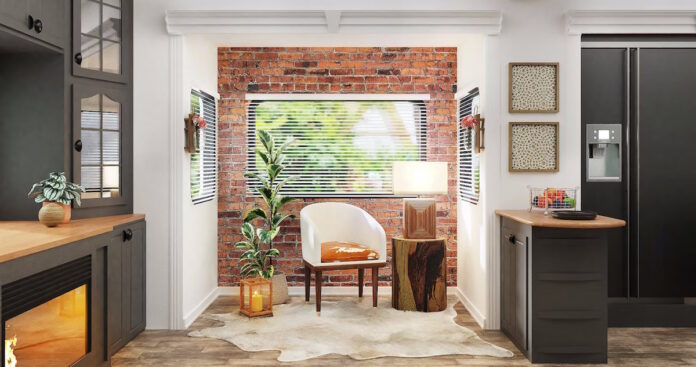 salon de lectura decoración ecoamigable