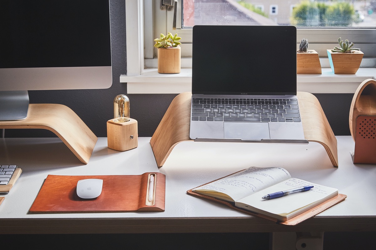 decoración espacio de trabajo en casa