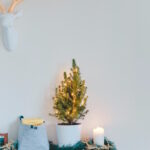 mini arbol para la chimenea