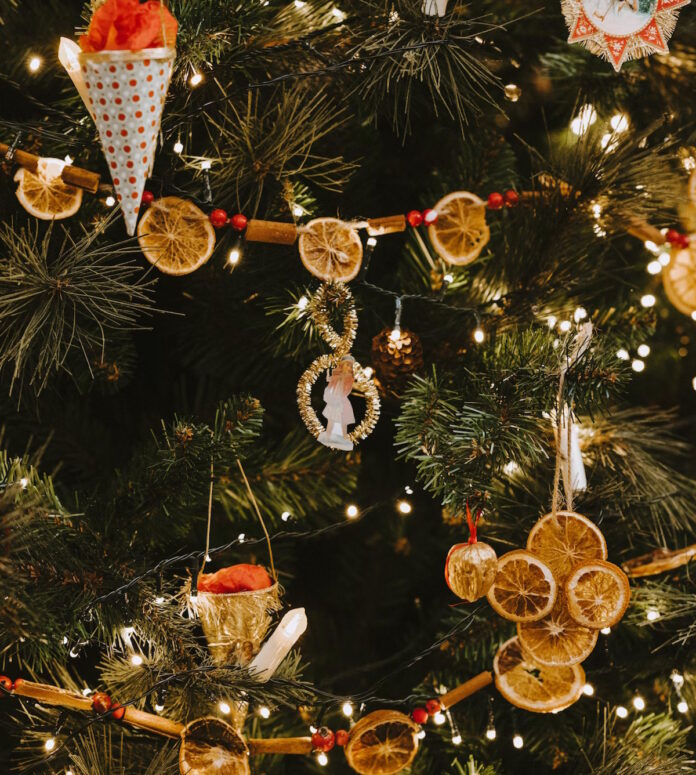secar naranjas para decorar el arbol de navidad