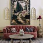 decoracion con muebles de terciopelo