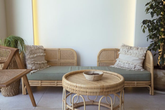 estetica de decoracion rustica ecologica moderna terraza