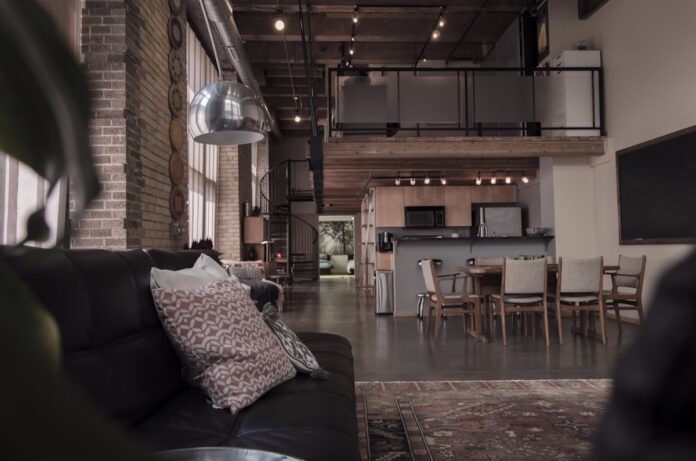estilo decorativo loft