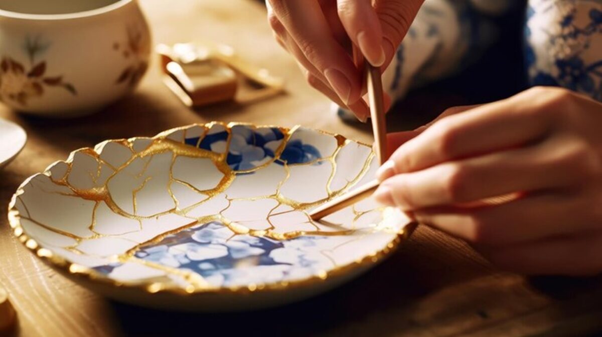 Kintsugi: antigua técnica japonesa para reparar cerámica 2
