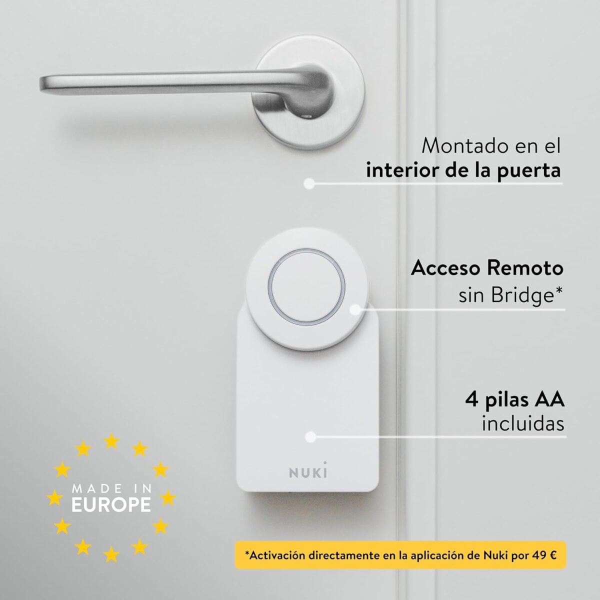 Nuki Smart Lock Go 2025: la cerradura inteligente en oferta de Black Friday que convierte el móvil en tu llave 1