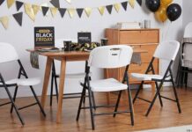 Sillas plegables en oferta Black Friday para decorar y recibir invitados