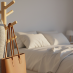 Perchero de pie madera haya dormitorio