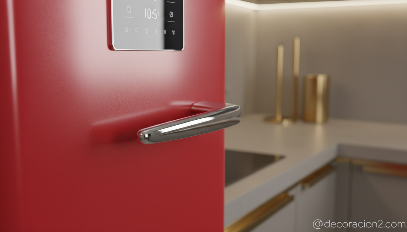 Electrodoméstico de diseño con color y tecnología