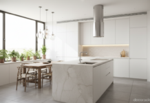 Cocina con buena iluminación y ventilación natural